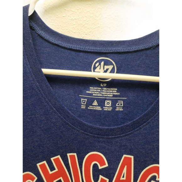 47 Brand Chicago Cubs Short Sleeve T-Shirt NWT S - Picture 3 of 9
